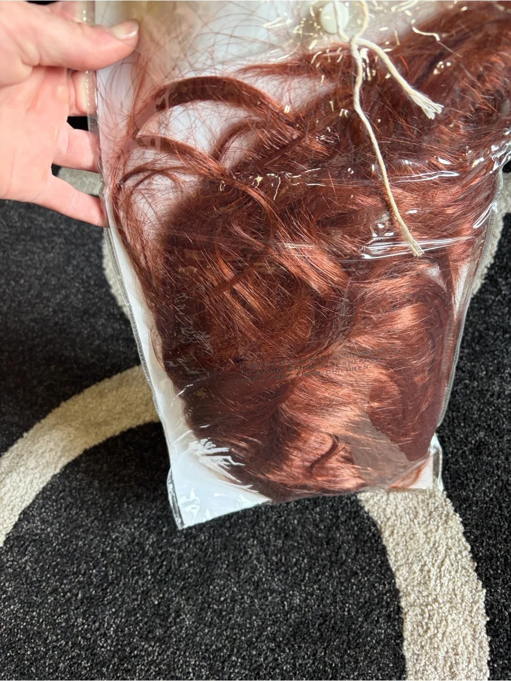 Party City Brown Long Layered Women's Wig